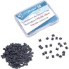 CQRobot 200 Pièces Noir Standard Ordinateur Jumper Cap Header Pin Shunt Shorting 2P Connector Top Opening 2,0mm. Utilisé pour Ar