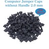 CQRobot 200 Pièces Noir Standard Ordinateur Jumper Cap Header Pin Shunt Shorting 2P Connector Top Opening 2,0mm. Utilisé pour Ar