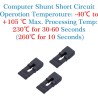 CQRobot 100 Pièces Noir Ordinateur Jumper Cap avec Poignée Court-Circuit Shunt Connecteur tête Masculine 2 Broches 2,0mm. Utilis