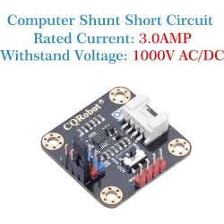CQRobot 100 Pièces Noir Ordinateur Jumper Cap avec Poignée Court-Circuit Shunt Connecteur tête Masculine 2 Broches 2,0mm. Utilis