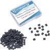 CQRobot 200 Pièces Noir Standard Ordinateur Jumper Cap Header Pin Shunt Shorting 2P Connector Top Close 2,0mm. Utilisé pour Ardu