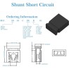CQRobot 200 Pièces Noir Standard Ordinateur Jumper Cap Header Pin Shunt Shorting 2P Connector Top Close 2,0mm. Utilisé pour Ardu