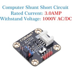 CQRobot 200 Pièces Noir Standard Ordinateur Jumper Cap Header Pin Shunt Shorting 2P Connector Top Close 2,0mm. Utilisé pour Ardu