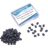 CQRobot 200 Pièces Noir Standard Ordinateur Jumper Cap Header Pin Shunt Shorting 2P Connector Top Close 2,54mm. Utilisé pour Ard
