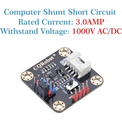 CQRobot 200 Pièces Noir Standard Ordinateur Jumper Cap Header Pin Shunt Shorting 2P Connector Top Close 2,54mm. Utilisé pour Ard