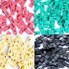 200 Pieces Standard Computer Jumper Caps with Handle Pin Shunt Short Circuit 2-Pin Connector (Shunts). Suitable for Arduino Rasp