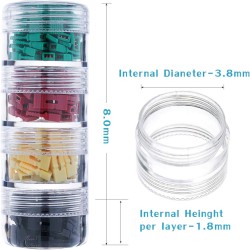 200 Pieces Standard Computer Jumper Caps with Handle Pin Shunt Short Circuit 2-Pin Connector (Shunts). Suitable for Arduino Rasp