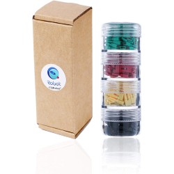200 Pieces Standard Computer Jumper Caps with Handle Pin Shunt Short Circuit 2-Pin Connector (Shunts). Suitable for Arduino Rasp