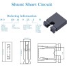 CQRobot 50 Pièces Nior Standard Ordinateur Jumper Cap Header Pin Shunt Shorting 2P Connector Top Opening 5,08mm. Utilisé pour Ar