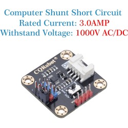 CQRobot 50 Pièces Nior Standard Ordinateur Jumper Cap Header Pin Shunt Shorting 2P Connector Top Opening 5,08mm. Utilisé pour Ar