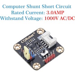 CQRobot 100 Pièces Jaune Ordinateur Jumper Cap avec Poignée Court-Circuit Shunt Connecteur tête Masculine 2 Broches 2,54mm. Util