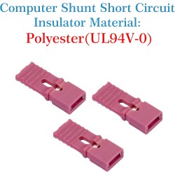 CQRobot 100 Pièces Rouge Ordinateur Jumper Cap avec Poignée Court-Circuit Shunt Connecteur tête Masculine 2 Broches 2,54mm. Util