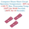 CQRobot 100 Pièces Rouge Ordinateur Jumper Cap avec Poignée Court-Circuit Shunt Connecteur tête Masculine 2 Broches 2,54mm. Util