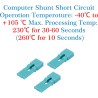 CQRobot 100 Pièces Vert Ordinateur Jumper Cap avec Poignée Court-Circuit Shunt Connecteur tête Masculine 2 Broches 2,54mm. Utili