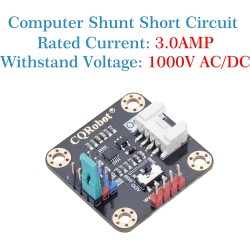 CQRobot 100 Pièces Vert Ordinateur Jumper Cap avec Poignée Court-Circuit Shunt Connecteur tête Masculine 2 Broches 2,54mm. Utili
