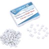 CQRobot 200 Pièces Blanc Standard Ordinateur Jumper Cap Header Pin Shunt Shorting 2P Connector Top Close 2,54mm. Utilisé pour Ar