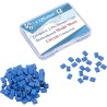 CQRobot 200 Pièces Bleu Standard Ordinateur Jumper Cap Header Pin Shunt Shorting 2P Connector Top Close 2,54mm. Utilisé pour Ard