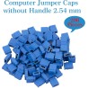 CQRobot 200 Pièces Bleu Standard Ordinateur Jumper Cap Header Pin Shunt Shorting 2P Connector Top Close 2,54mm. Utilisé pour Ard