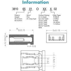 600 Pieces Standard Computer Jumper Caps Header Pin Shunt Short Circuit 2P Connector Open Top 2.54mm. Suitable for Arduino Raspb