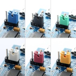 600 Pieces Standard Computer Jumper Caps Header Pin Shunt Short Circuit 2P Connector Open Top 2.54mm. Suitable for Arduino Raspb