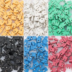 600 Pieces Standard Computer Jumper Caps Header Pin Shunt Short Circuit 2P Connector Open Top 2.54mm. Suitable for Arduino Raspb