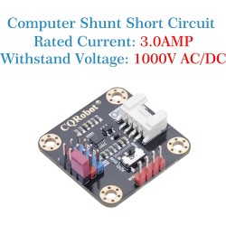 CQRobot 200 Pièces Rouge Standard Ordinateur Jumper Cap Header Pin Shunt Shorting 2P Connector Top Close 2,54mm. Utilisé pour Ar