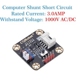 CQRobot 200 Pièces Blanc Standard Ordinateur Jumper Cap Header Pin Shunt Shorting 2P Connector Top Opening 2,54mm. Utilisé pour 