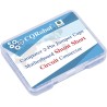 CQRobot 200 Pièces Bleu Standard Ordinateur Jumper Cap Header Pin Shunt Shorting 2P Connector Top Opening 2,54mm. Utilisé pour A