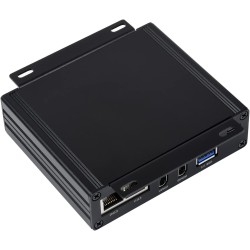 Waveshare Dual Gigabit Ethernet 5G/4G Mini-Computer Based on Raspberry Pi Compute Module 4 (Not Included) with Metal Case and Co