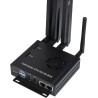 Waveshare Dual Gigabit Ethernet 5G/4G Mini-Computer Based on Raspberry Pi Compute Module 4 (Not Included) with Metal Case and Co