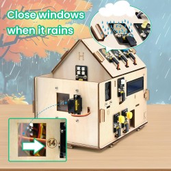 KEYESTUDIO ESP32 Smart Home IoT Kit Compatible avec Arduino IDE, avec ESP32 Board, Python C, Musical Project, etc.