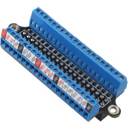 ZDE GPIO Carte d'extension GPIO Terminal Block Breakout Board Modul Micro Connector Compatible avec Raspberry Pi 5/4B/3B+/3B/2B/