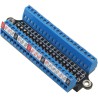 ZDE GPIO Carte d'extension GPIO Terminal Block Breakout Board Modul Micro Connector Compatible avec Raspberry Pi 5/4B/3B+/3B/2B/