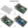 ZDE GPIO Carte d'extension GPIO Terminal Block Breakout Board Modul Micro Connector Compatible avec Raspberry Pi 5/4B/3B+/3B/2B/