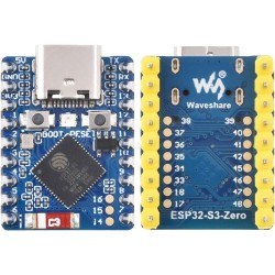 Esp32-s3 mini carte de développement avec en-tête pé-soudé, basée sur esp32-s3fh4r2 processeur double cœur, 240 mhz fréquence de