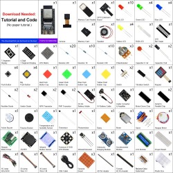 Freenove Ultimate Starter Kit for ESP32-S3 ESP32 S3 CAM (Included), Dual-core 32-bit 240 MHz Microcontroller, Onboard Camera Wir