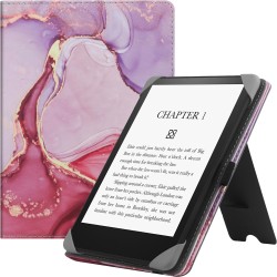 Etui universel pour tout le 6" paperblanc ereaders, folio stand coque housse avec dragonne compatible avec kindle 2022/kindle pa