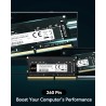 Lexar SODIMM RAM DDR4 16Go, 3200 MHz Ram PC Portable, Mémoire pour Ordinateur Portable SODIMM, 260-Pin SO-DIMM, Mémoire RAM, Mem