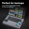 Crucial X9 2To Disque SSD Externe Portable, Jusqu’à 1050Mo/s, Compatible avec PC, Mac, Playstation et Xbox, USB-C 3.2 - CT2000X9