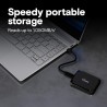 Crucial X9 4To Disque SSD Externe Portable, Jusqu’à 1050Mo/s, Compatible avec PC, Mac, Playstation et Xbox, USB-C 3.2 - CT4000X9