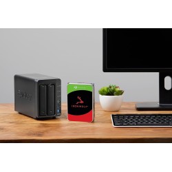 Seagate IronWolf 4To, Disque dur interne NAS HDD, CMR 3.5 Pouces SATA 6Goit/s 5 400 tr/min, 64 Mo de mémoire cache, pour NAS RAI