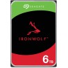 Seagate IronWolf 6To, Disque dur interne NAS HDD, CMR 3.5 Pouces, SATA 6Goit/s 7200 tr/min, 256 Mo de mémoire cache, pour NAS RA