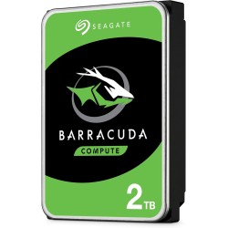 Seagate BarraCuda 2To, Disque dur interne HDD, 3.5 pouces, SATA 6 Goit/s, 7 200 tr/min, 256 Mo de mémoire cache, pour PC de bure