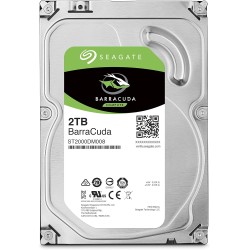Seagate BarraCuda 2To, Disque dur interne HDD, 3.5 pouces, SATA 6 Goit/s, 7 200 tr/min, 256 Mo de mémoire cache, pour PC de bure