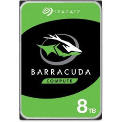 Seagate BarraCuda 8To, Disque dur interne HDD, 3.5 pouces, SATA 6 Goit/s, 5 400 tr/min, 256 Mo de mémoire cache, pour PC de bure