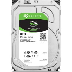 Seagate BarraCuda 8To, Disque dur interne HDD, 3.5 pouces, SATA 6 Goit/s, 5 400 tr/min, 256 Mo de mémoire cache, pour PC de bure