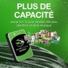 Seagate BarraCuda 8To, Disque dur interne HDD, 3.5 pouces, SATA 6 Goit/s, 5 400 tr/min, 256 Mo de mémoire cache, pour PC de bure