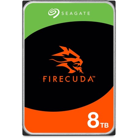 Seagate FireCuda HDD 8To, Disque Dur Interne, CMR 3,5 pouces SATA 6 Goits/s 7 200 tr/min, 256 Mo de mémoire cache, 300 To/an, Se