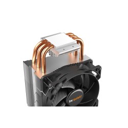 be quiet! Pure Rock Slim 2, refroidisseur de processeur, TDP 130 W, ventilateur PWM Pure Wings 2 92 mm, 3 Heatpipes, conception 