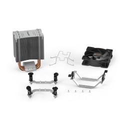 be quiet! Pure Rock Slim 2, refroidisseur de processeur, TDP 130 W, ventilateur PWM Pure Wings 2 92 mm, 3 Heatpipes, conception 